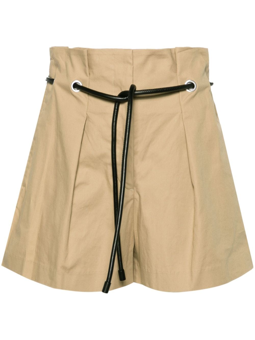 3.1 Phillip Lim / フィリップ リム Origami Belted Shorts In Khaki