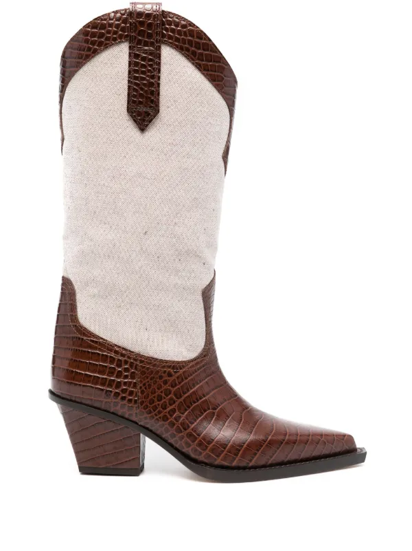 【関税込み】Rosario 60 Boots - Paris Texas - Leather - Beige Paris Texas Rosario leather cowboy boots Paris Texas