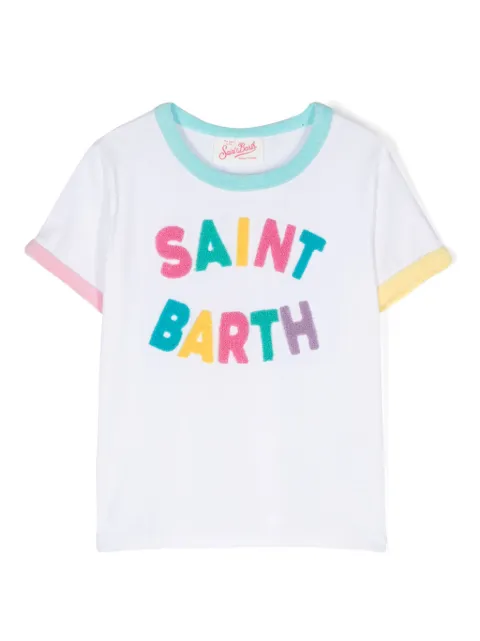 MC2 Saint Barth Kids футболка с махровым декором