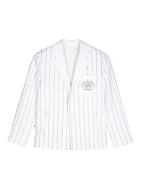 MAISON AVA Grayson striped single-breasted blazer