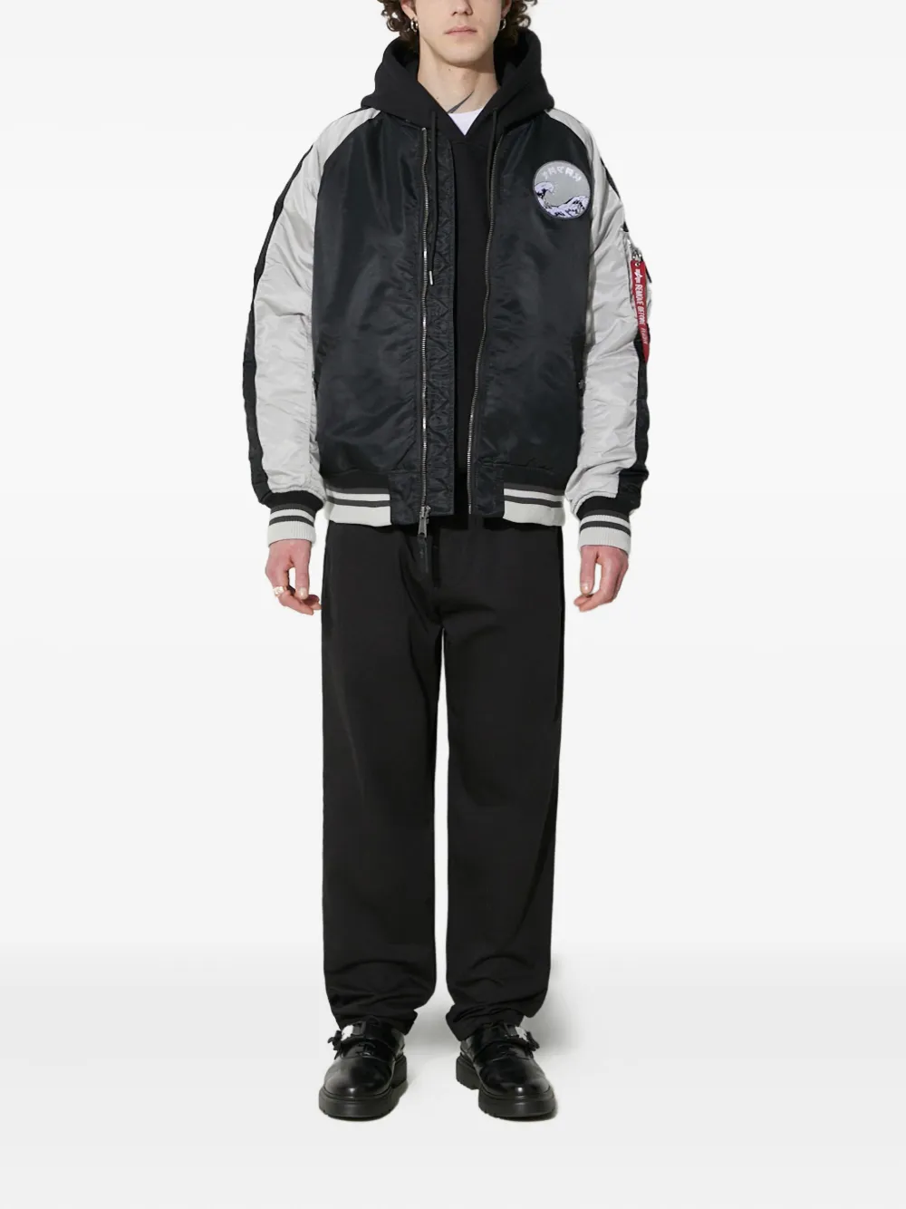 Alpha Industries هودي 'فولك لوغو' | هوديز | Image 2
