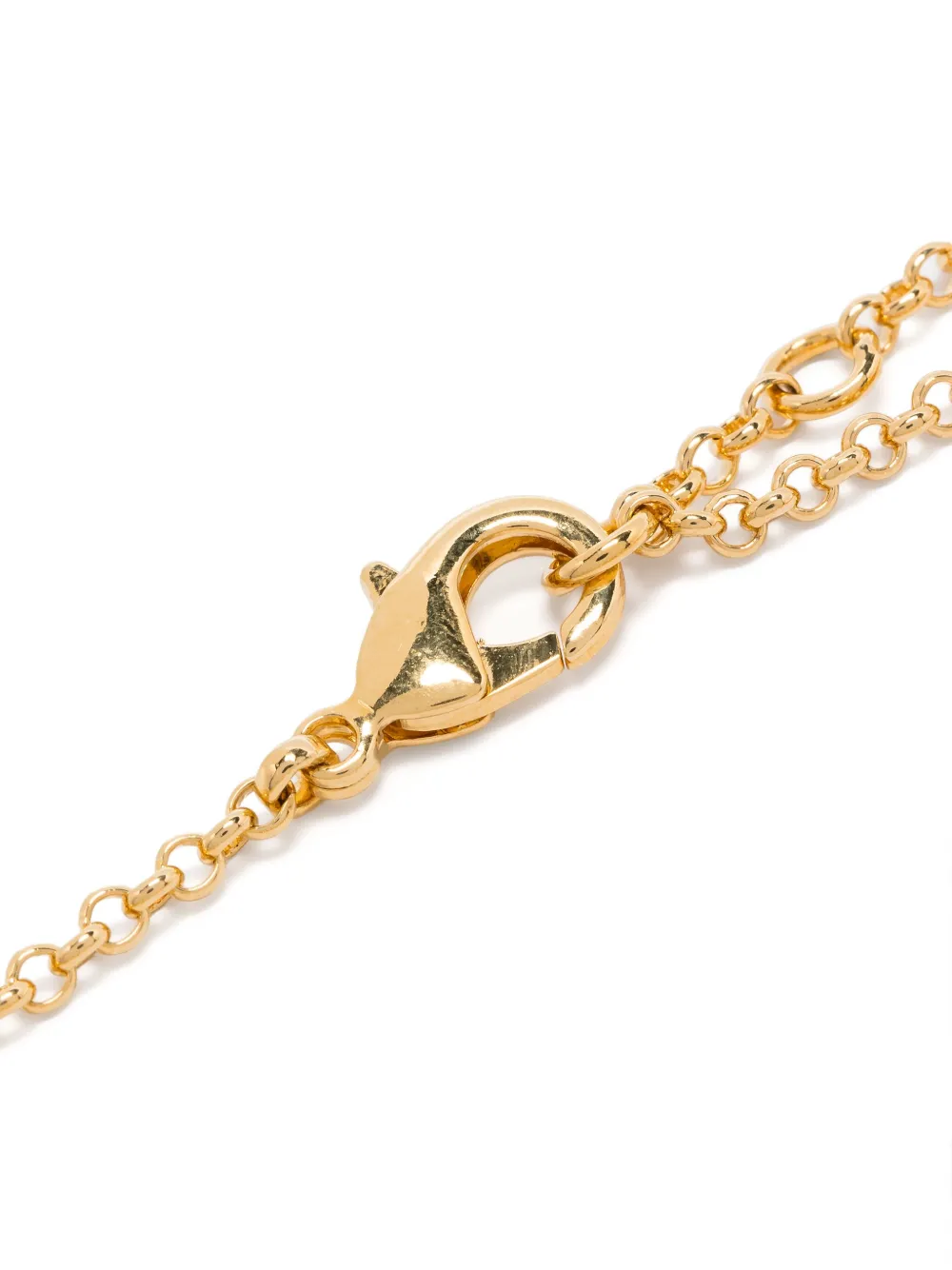 Dolce & Gabbana Cross-charm Rolo-chain Bracelet In Gold