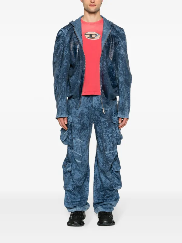 Diesel S-Mika ジップパーカー | ブルー | FARFETCH JP