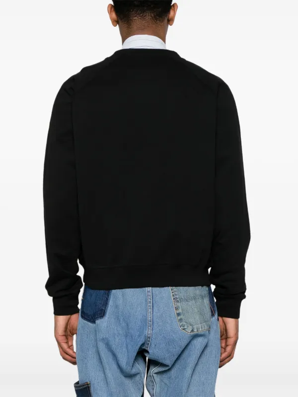 Vivienne Westwood Orb-embroidered Cotton Sweatshirt | Black