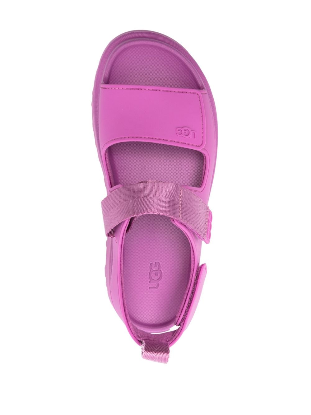 Shop Ugg Golden Glow Touch-strap Sandals In Purple