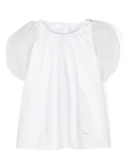 Elisabetta Franchi La Mia Bambina puff-sleeve dress
