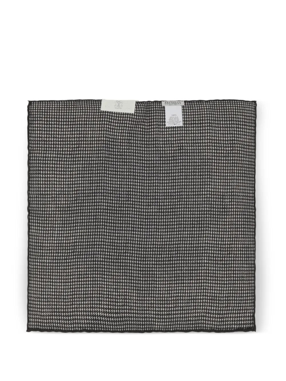 Brunello Cucinelli Pochet met bandana-print Zwart