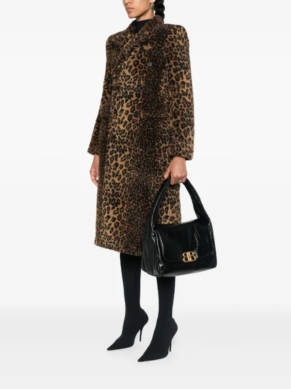 Balenciaga Monaco レザー ショルダーバッグ M | ブラック