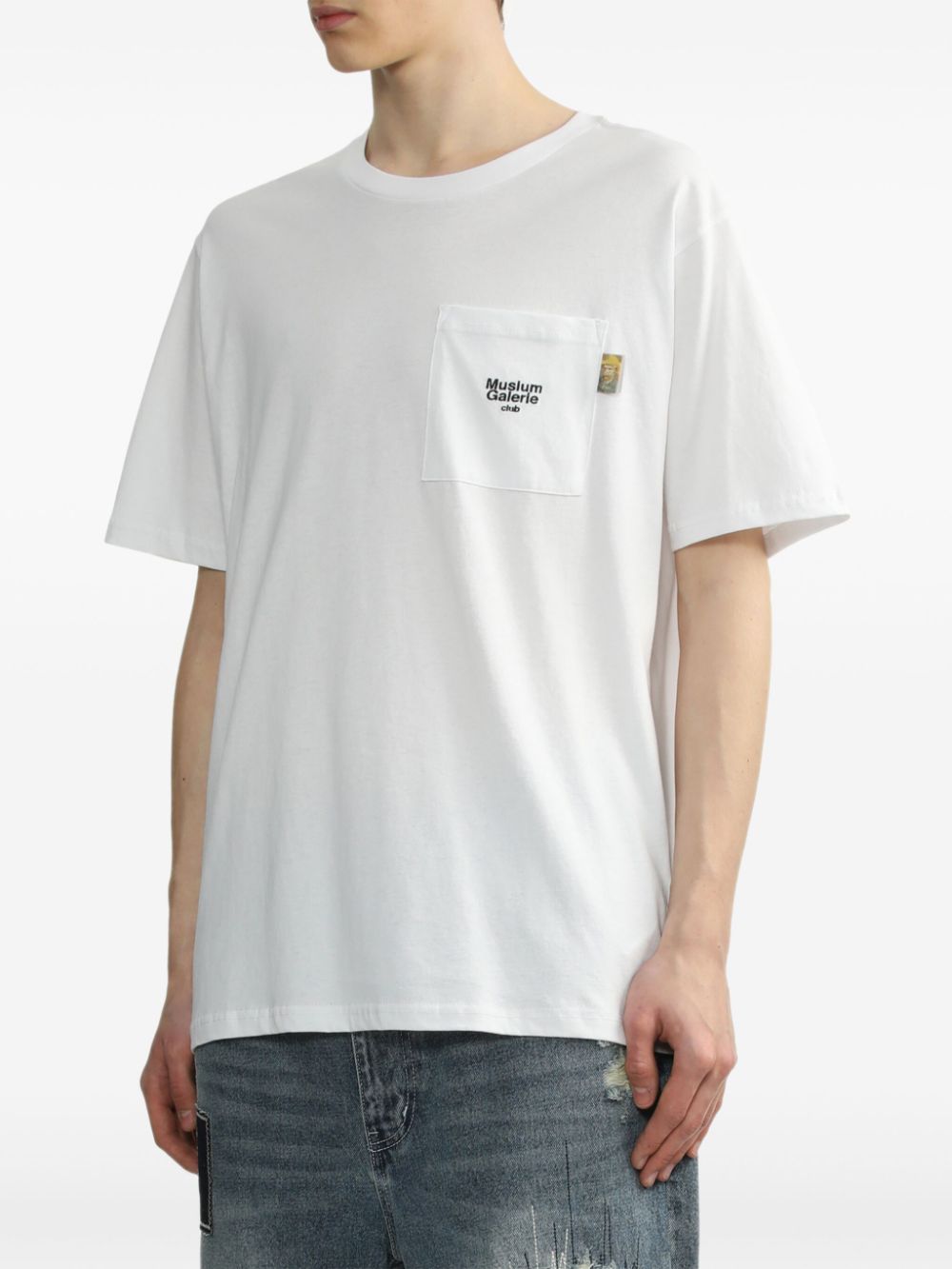 Musium Div. Masterpiece katoenen T-shirt Wit