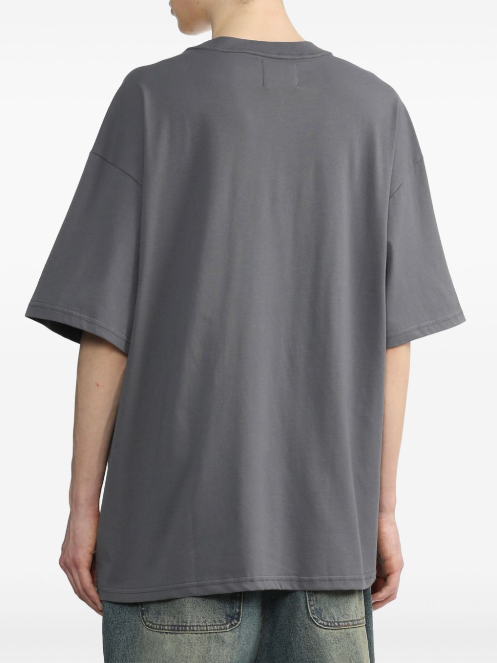 Shop Musium Div. Van Gogh-print Short-sleeve T-shirt In Grey
