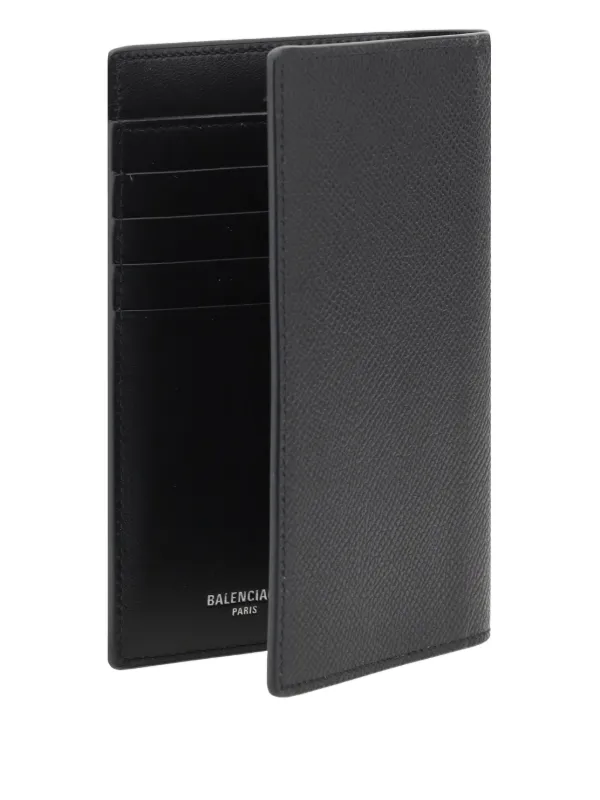 バレンシアガ ブラック パスポートケース Balenciaga レザー パスポートケース | ブラック | FARFETCH JP