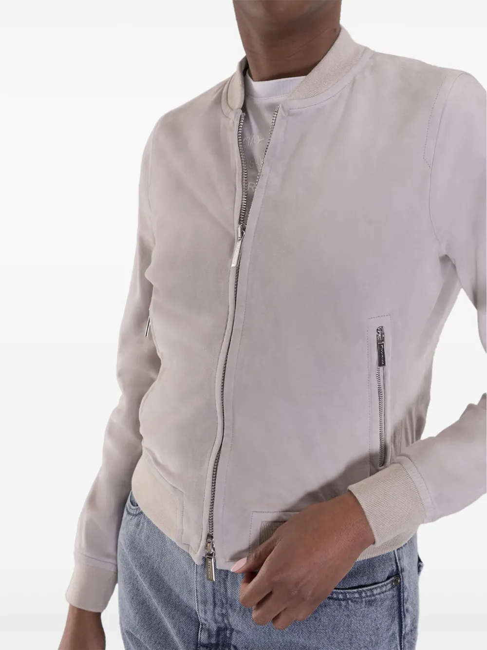 Moorer Lin-UR jack met rits Beige