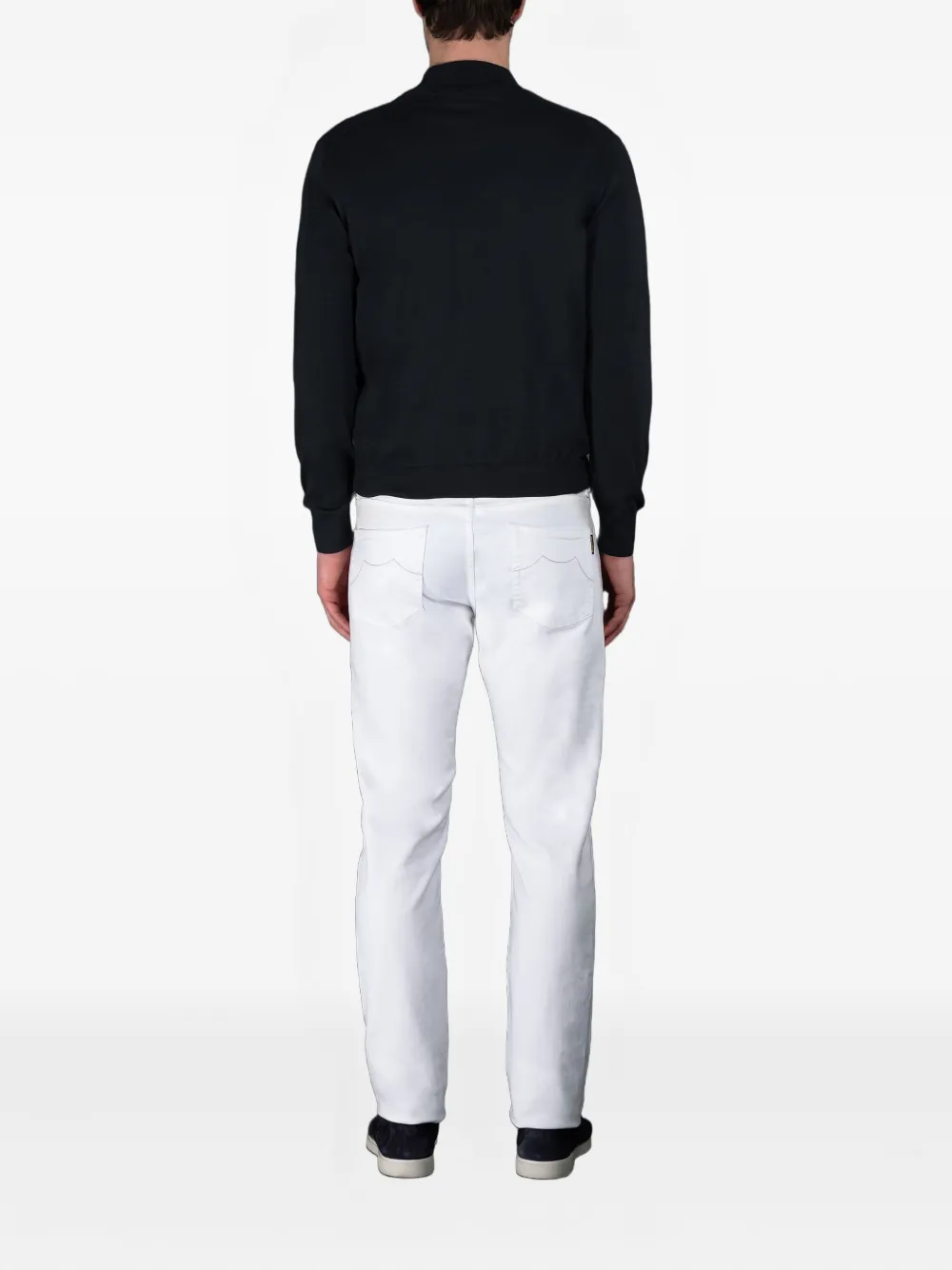 Moorer Sterling-si5 Buttoned Cardigan In Black