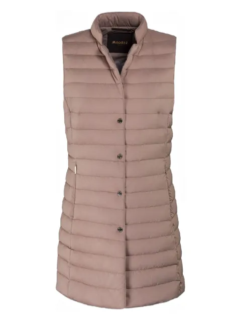 Moorer quilted-pattern gilet