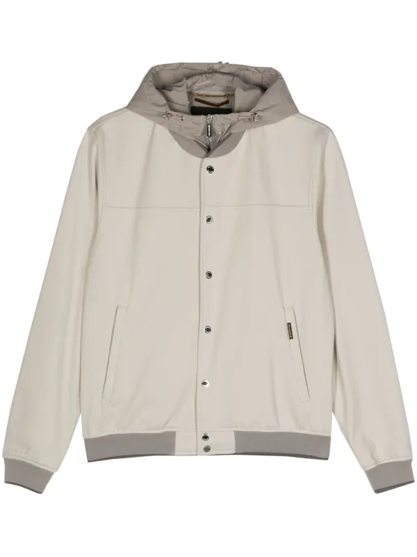 Moorer Darren-jk Bomber Jacket in Neutrals