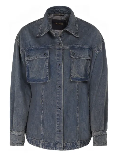 Moorer Teti-01A double-pocket denim shirt