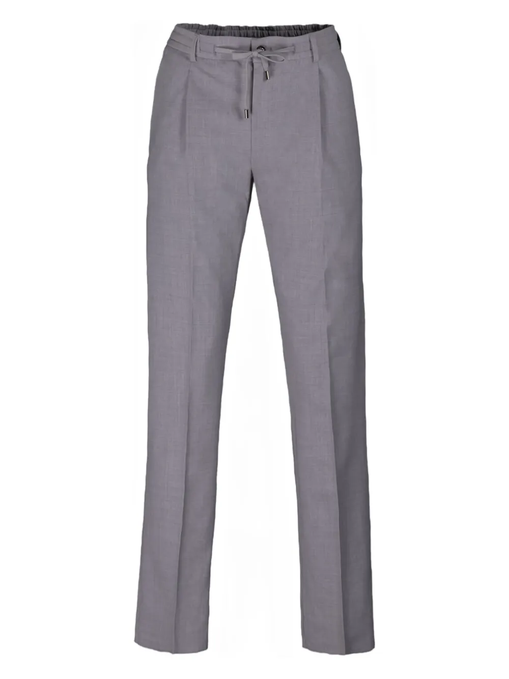 Moorer drawstring straight-leg trousers | Grey | Image 1