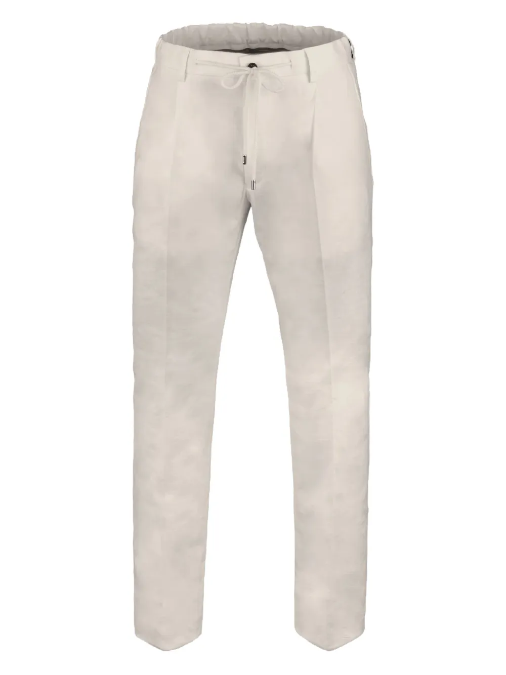 Moorer drawstring straight-leg trousers | Neutrals | Image 1