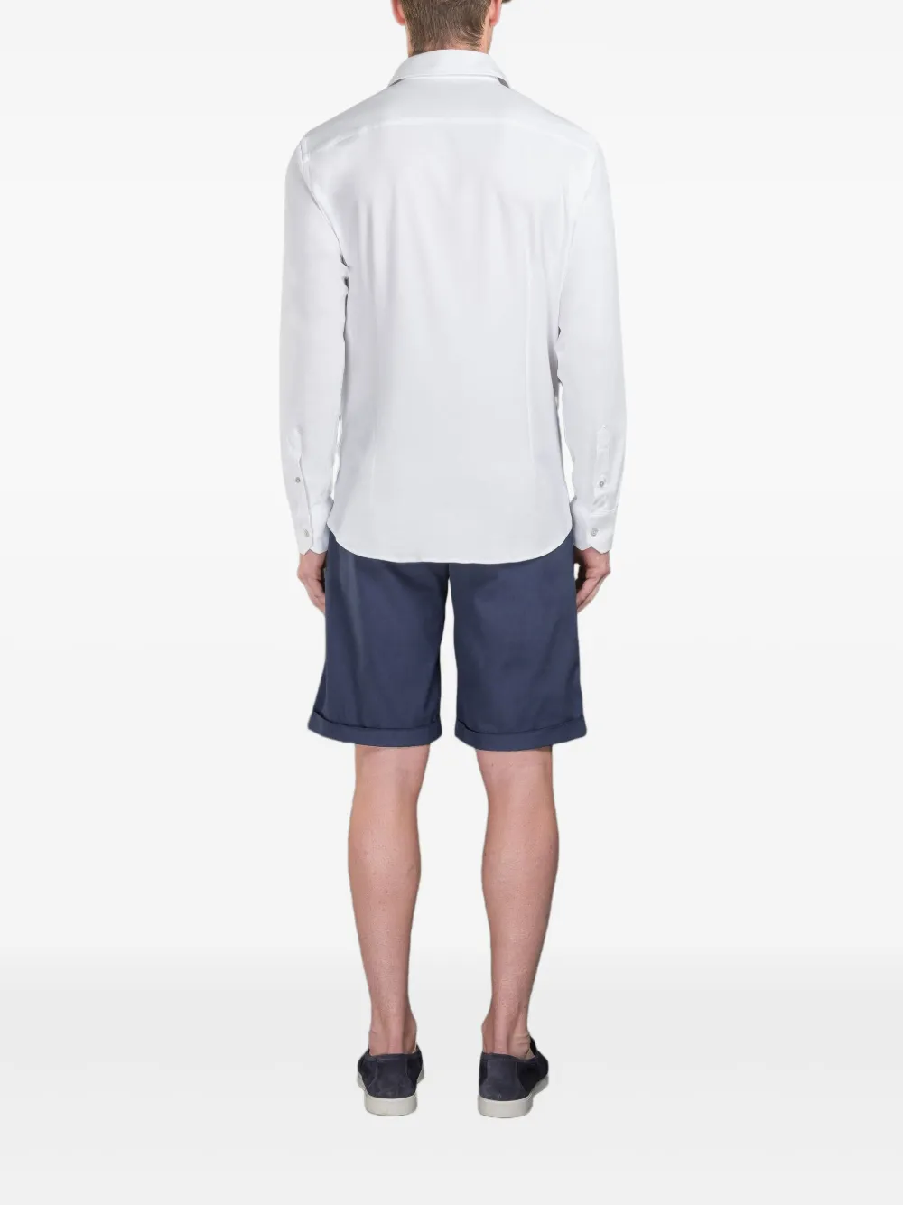 Moorer Overhemd met lange mouwen Wit