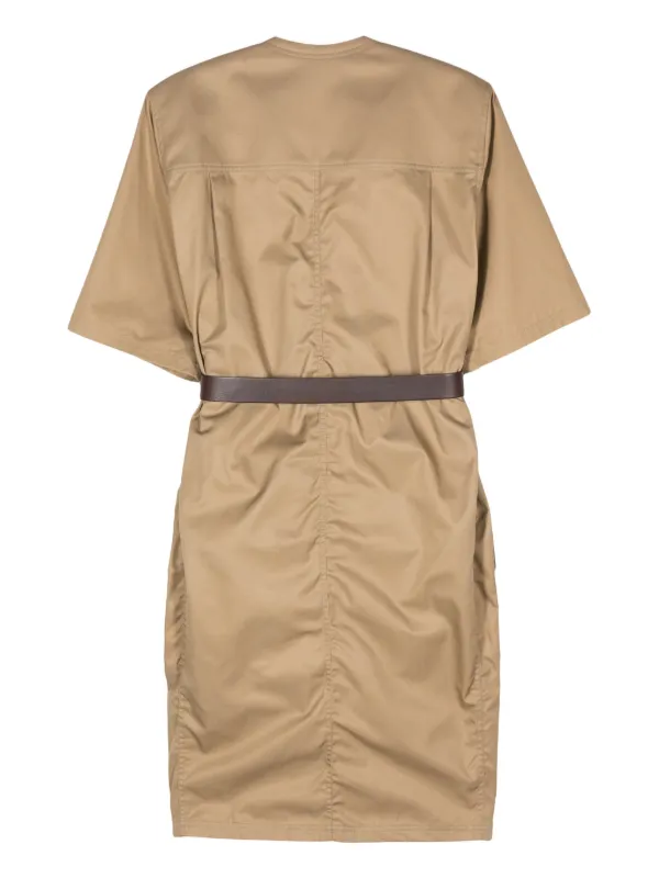 【送料&関税込】Saint Laurent Saharienne Dress In Silk Musli Saint Laurent Saharienne Dress In Silk Muslin | italist