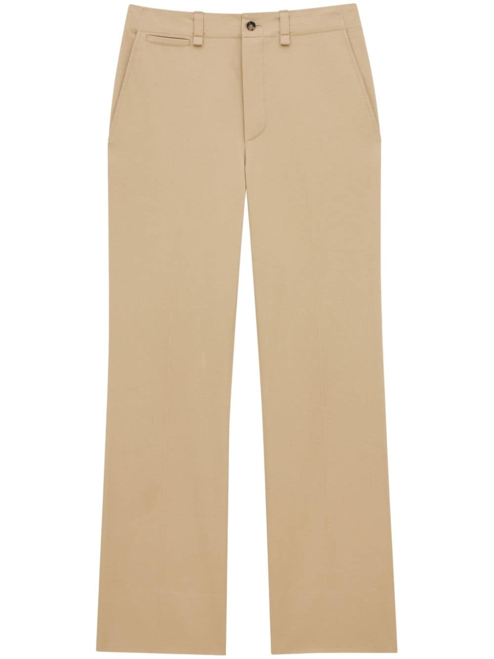 Image 1 of Saint Laurent straight-leg cotton trousers