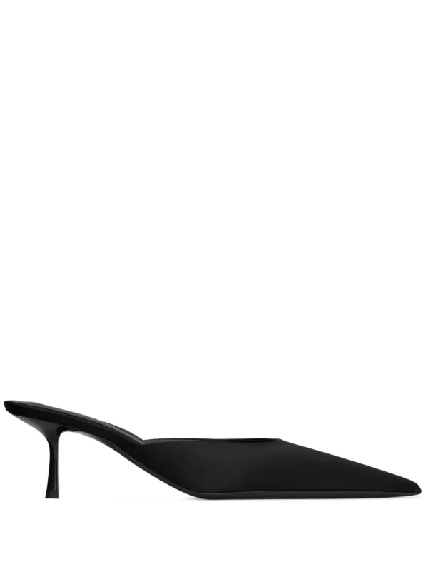 Balenciaga satin mules on sale