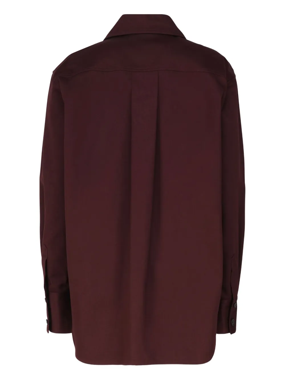 Saint Laurent Saharienne blouse met lange mouwen Rood