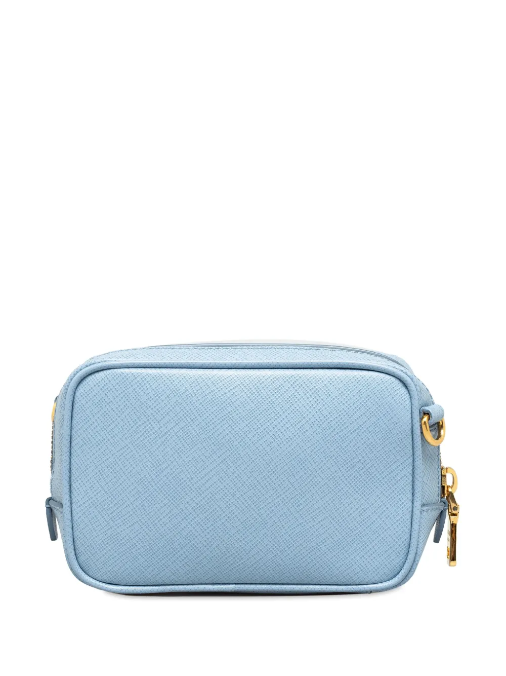 Prada Pre-Owned 2010-2017 Prada Saffiano Lux Camera Bag - Blauw
