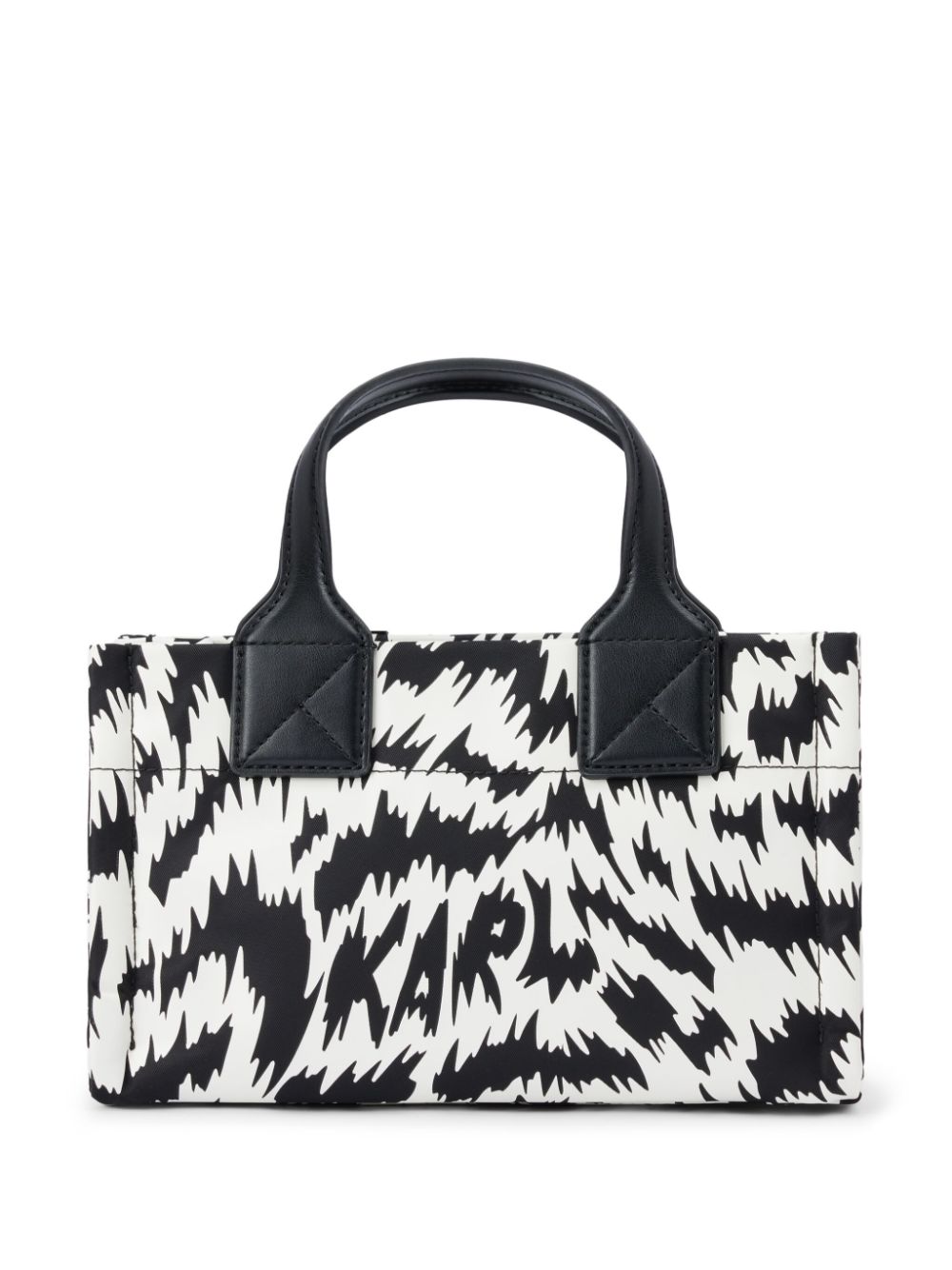 Shop Karl Lagerfeld Small K/skuare Tote Bag In Black