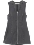 OUR LEGACY zip-up biker vest - Grey