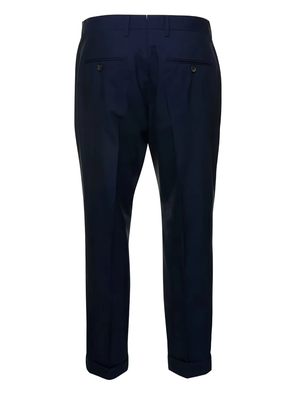 Reveres 1949 Geplooide broek met cuffs - Blauw