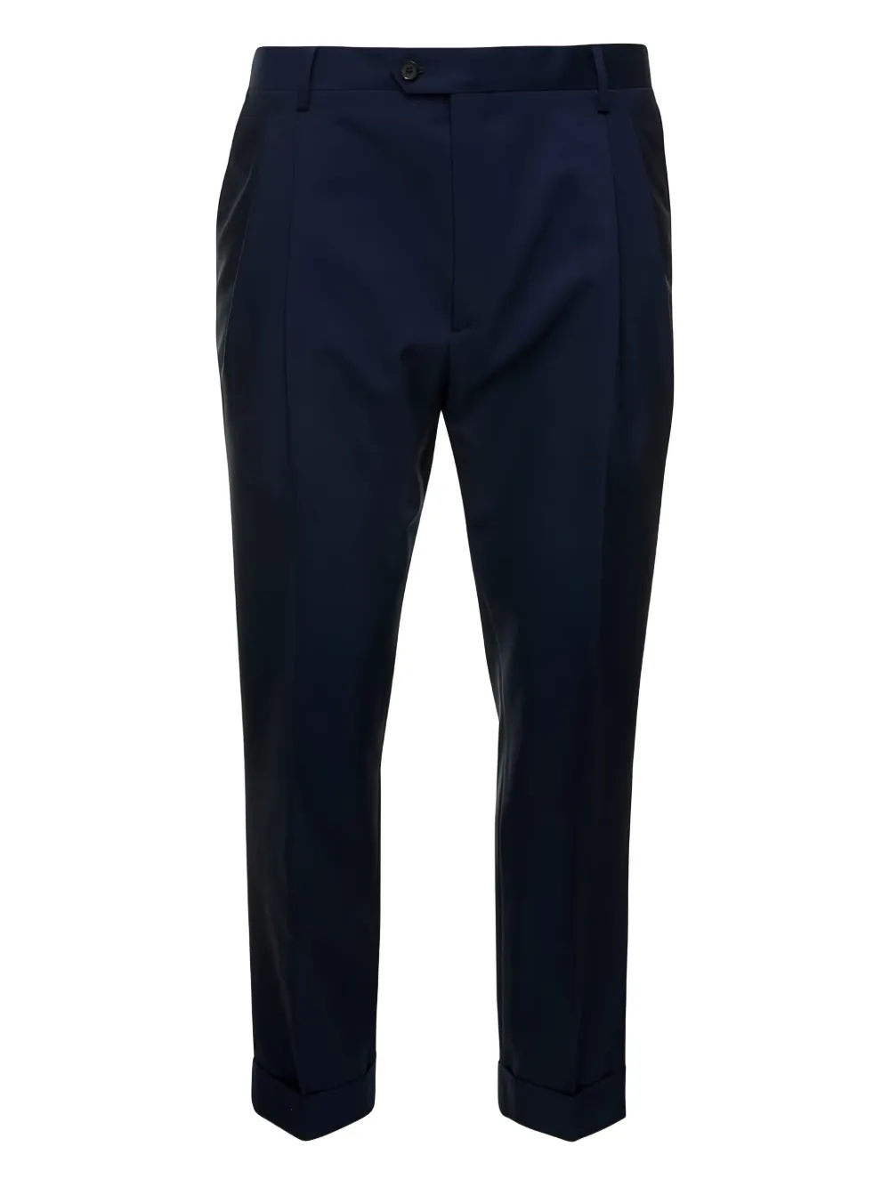 Reveres 1949 pleated cuffed trousers | Blue | Image 1