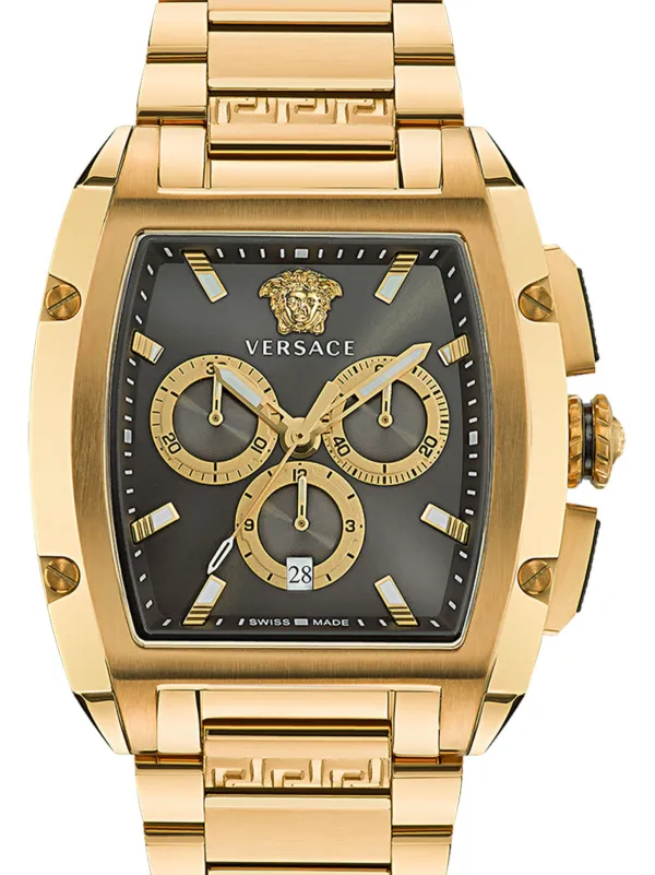 Versace ドミニス 42mm 腕時計 | ゴールドトーン | FARFETCH JP