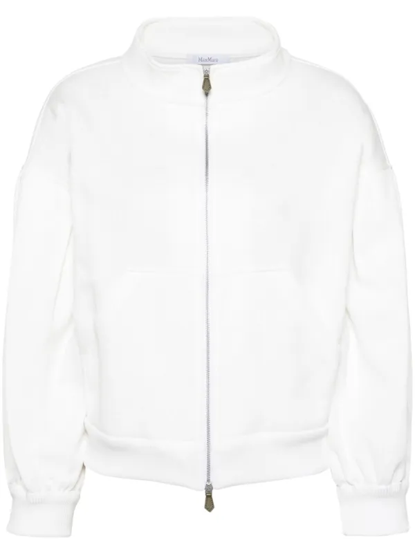 Max Mara Gastone ロゴジャカード ジャケット | ホワイト | FARFETCH JP
