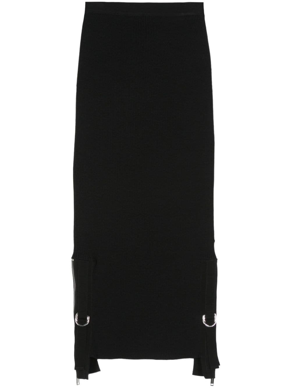 Iceberg Zip-detailing Pencil Skirt In Black