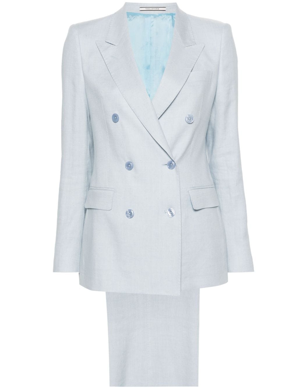 Tagliatore Double-breasted Suit In Blau