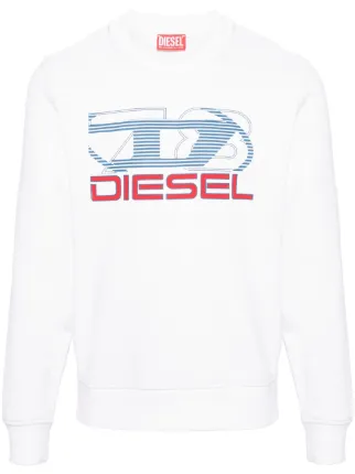 Diesel T-shirt in jersey con Diesel Oval Label J02469-KYAUN