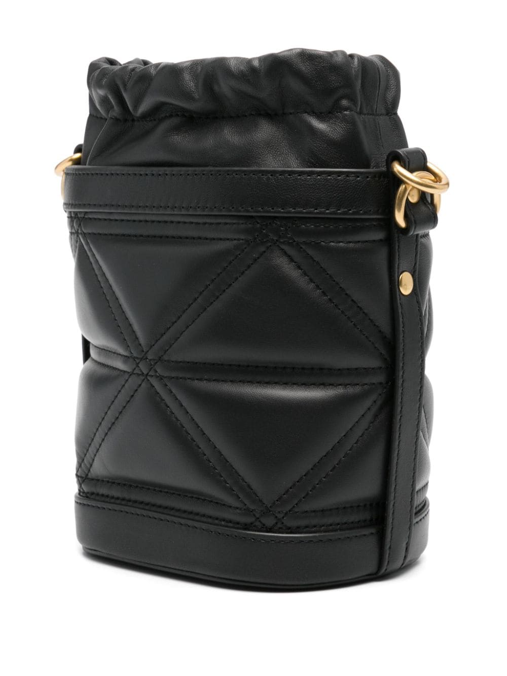 Shop Vivienne Westwood Small Kitty Bucket Bag In Black