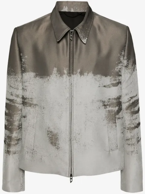Diesel J-Pylon abstract-pattern jacket