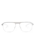 Mykita Lorenzo rectangle-frame glasses - Silver
