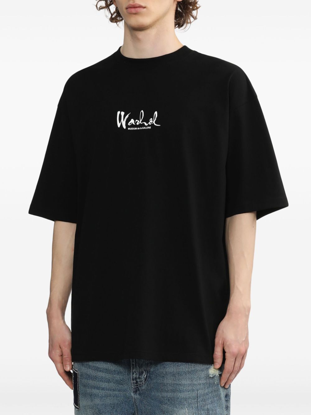 Musium Div. Warhol katoenen T-shirt Zwart