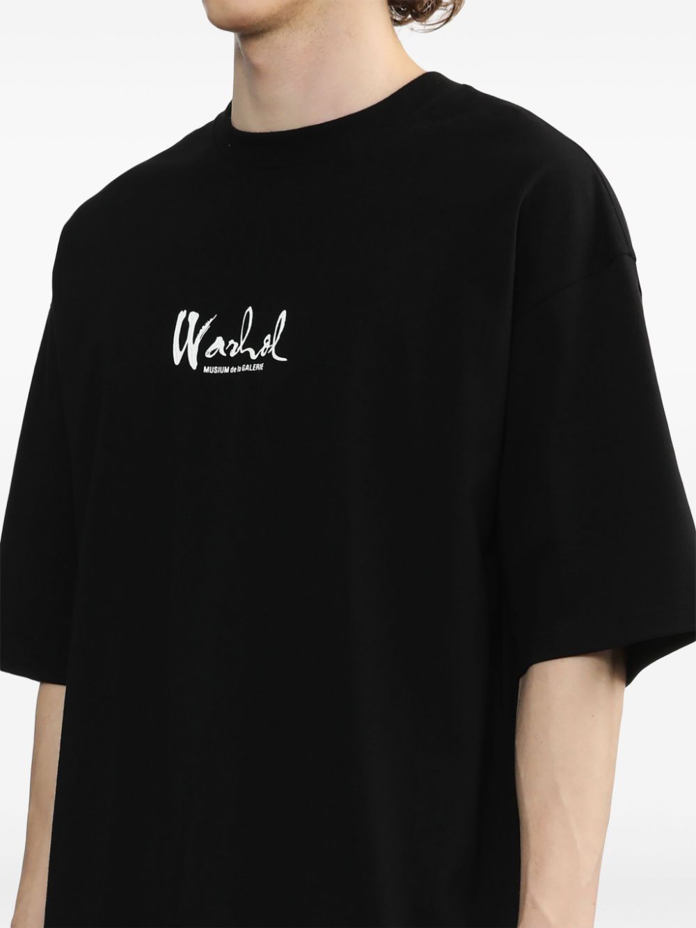 Shop Musium Div. Warhol Cotton T-shirt In Black