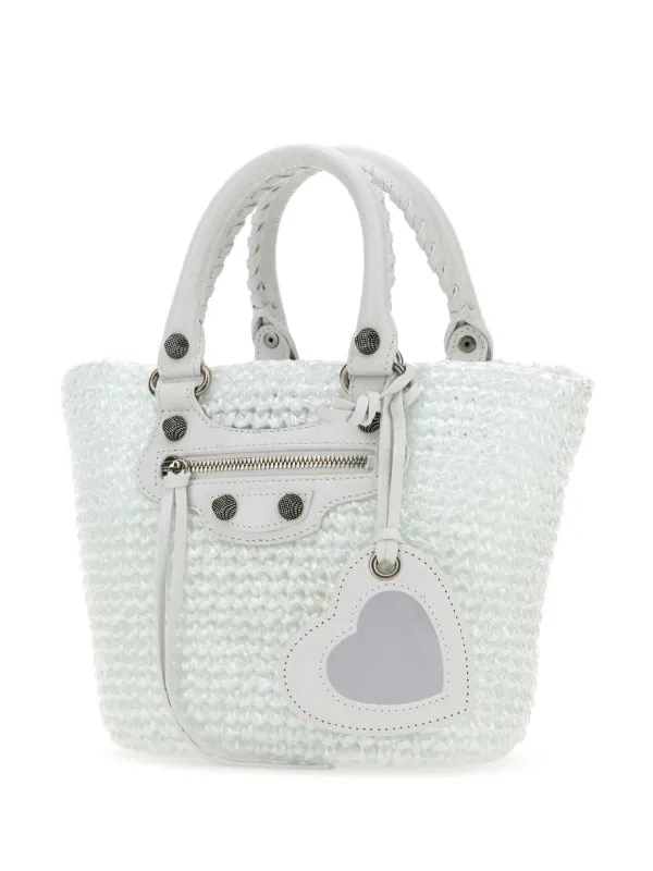 Balenciaga Le Cagole Panier ハンドバッグ S | ホワイト