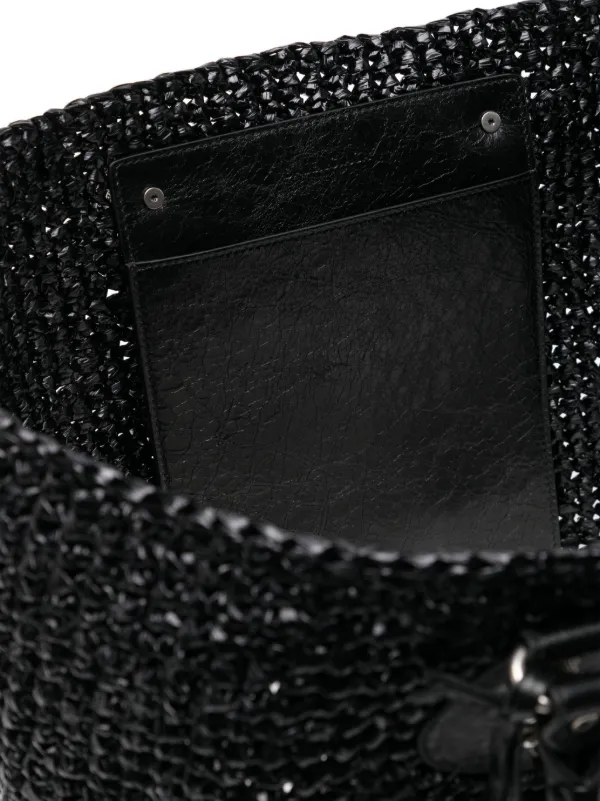 Balenciaga ル カゴール パニエ ハンドバッグ L | ブラック Balenciaga ル カゴール パニエ ハンドバッグ L | ブラック