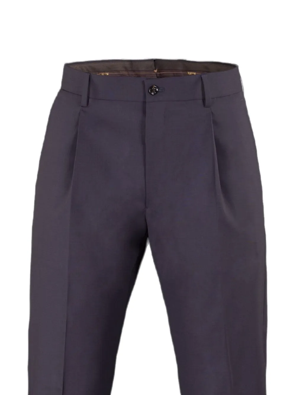 Moorer Geplooide pantalon - Blauw
