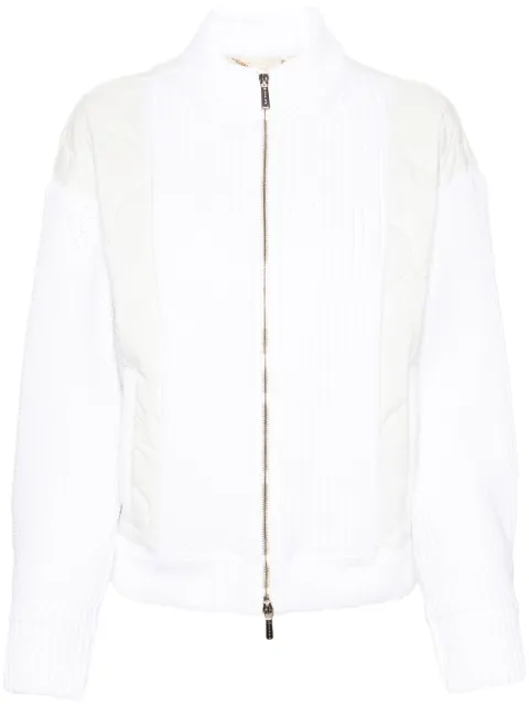 Moorer Lorelei knit-panels jacket