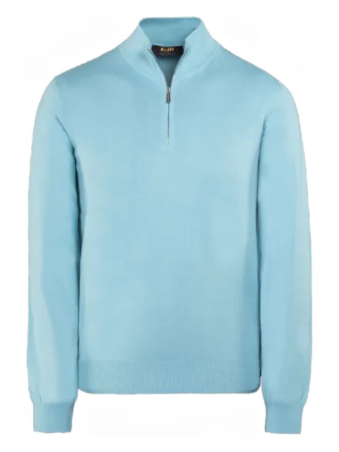 Moorer ATLANTE-SI5 half-zip cotton sweater