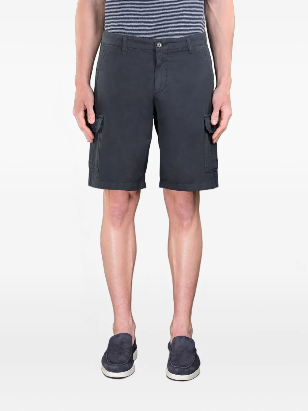 Moorer Cargo shorts - Blauw