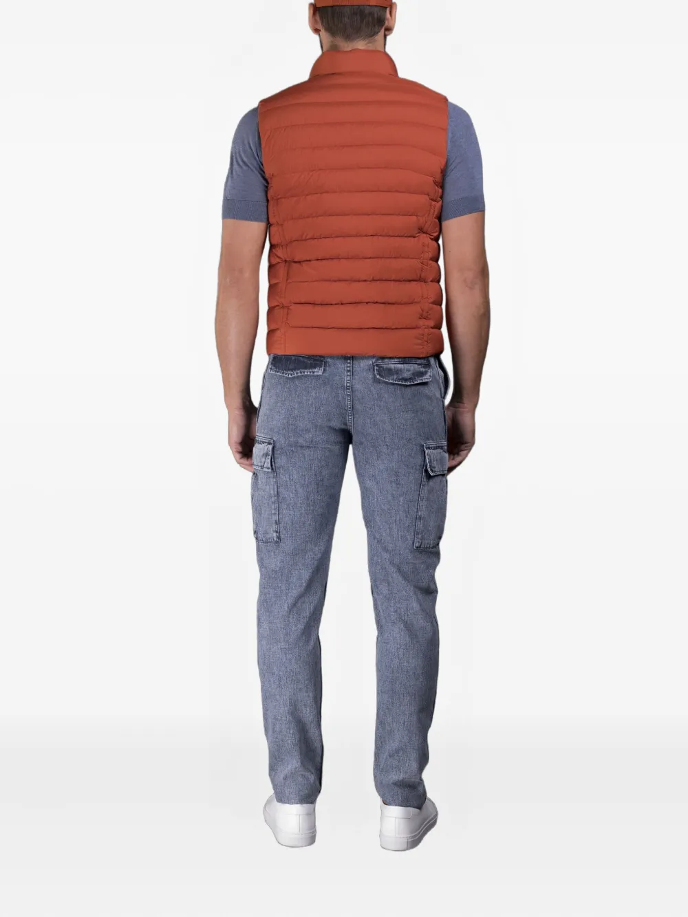 Moorer Gewatteerde bodywarmer Oranje