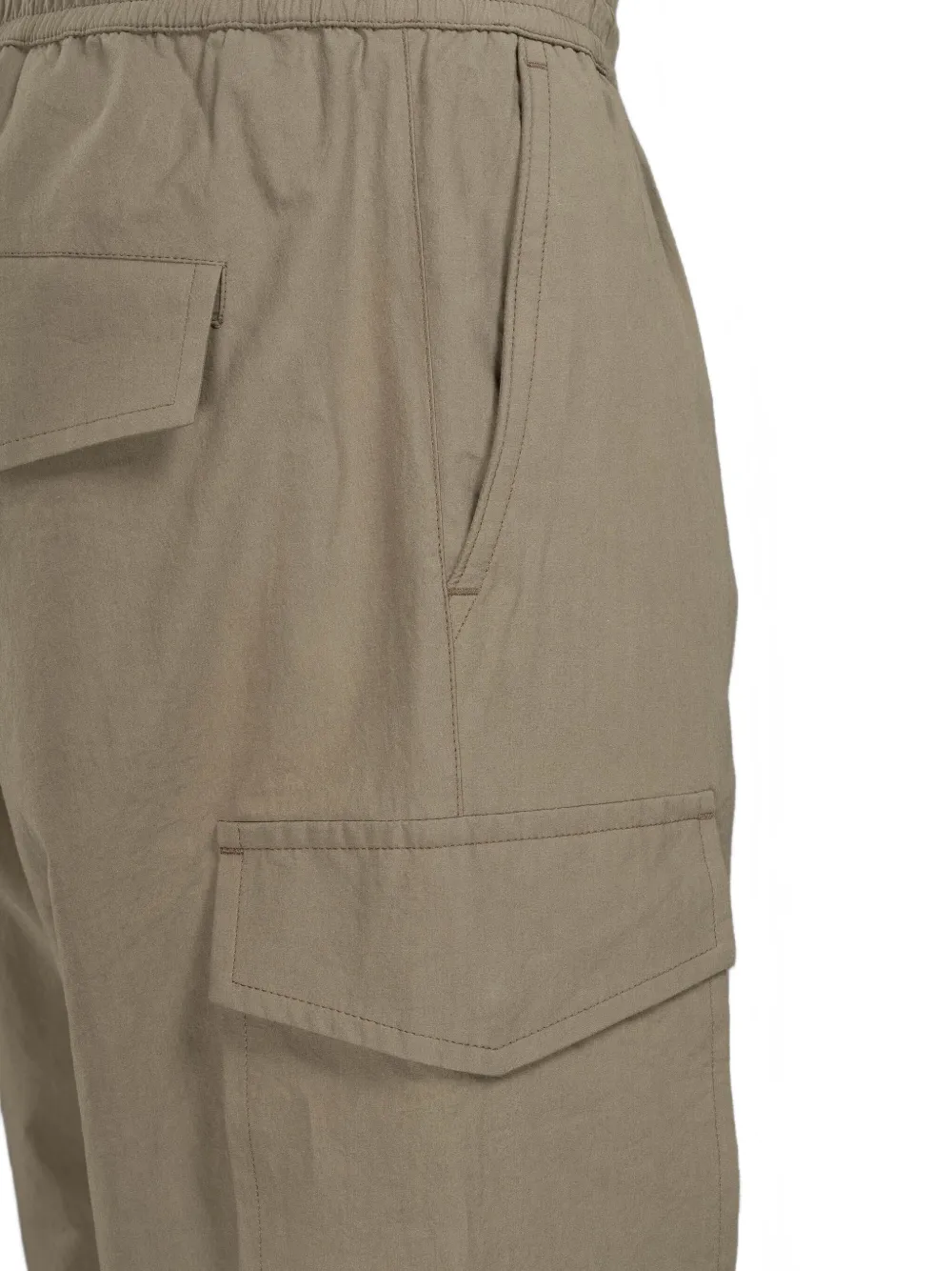 Moorer Cargo-pocket Drawstring Trousers In Green
